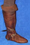Knee Boot Hand-stitched Footwear